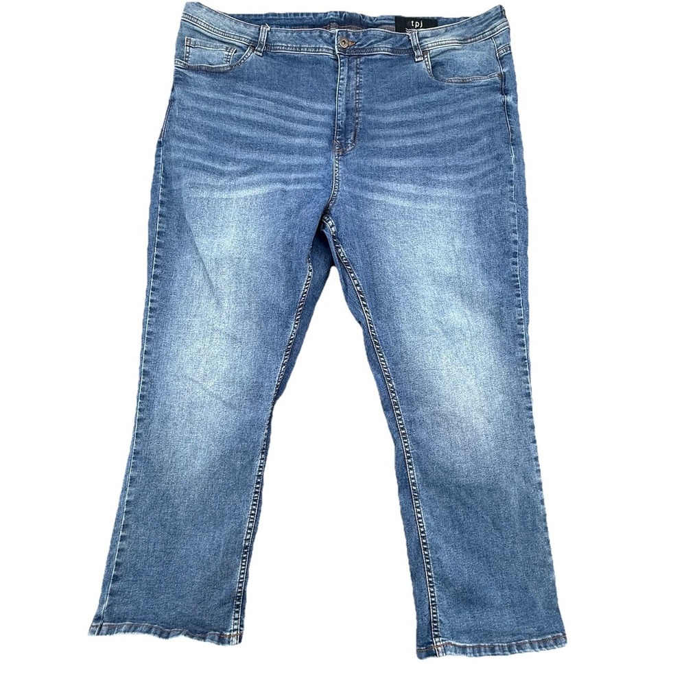 The Perfect Jean NYC Mens 46x28 Blue Denim Slim Stretch Casual 5 Pocket‎ Casual